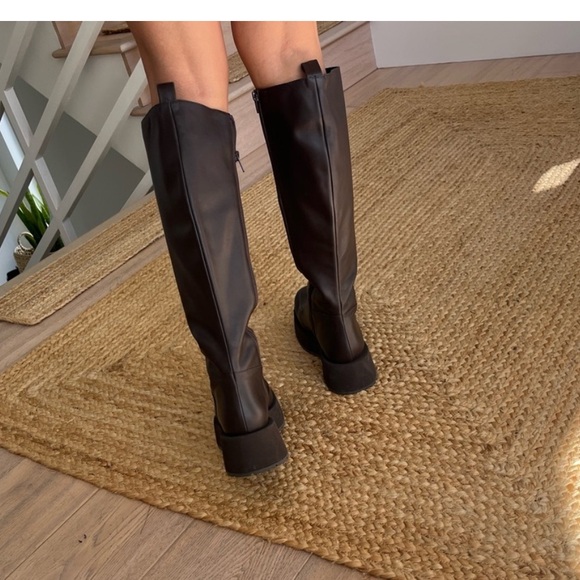 Neiman Marcus NWT Paloma Barcelo knee high Heel Platform Boot comfortable HOT❤️ - Picture 7 of 15